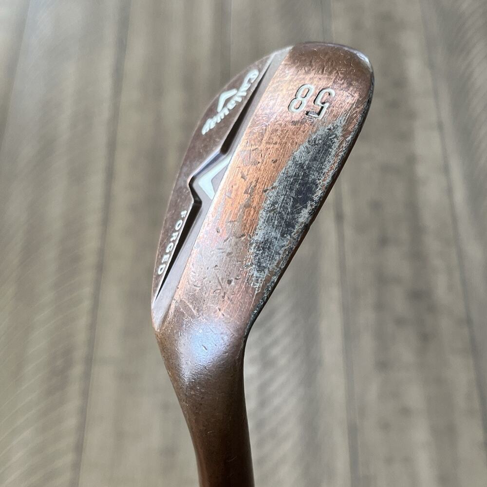 Callaway Forged Copper Finish Lob Wedge 58° 9 Right-Handed Steel Shaft 35.25" - Picture 2 of 10